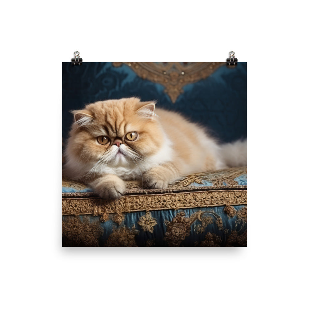 Exotic Shorthair Photo paper poster - PosterfyAI.com