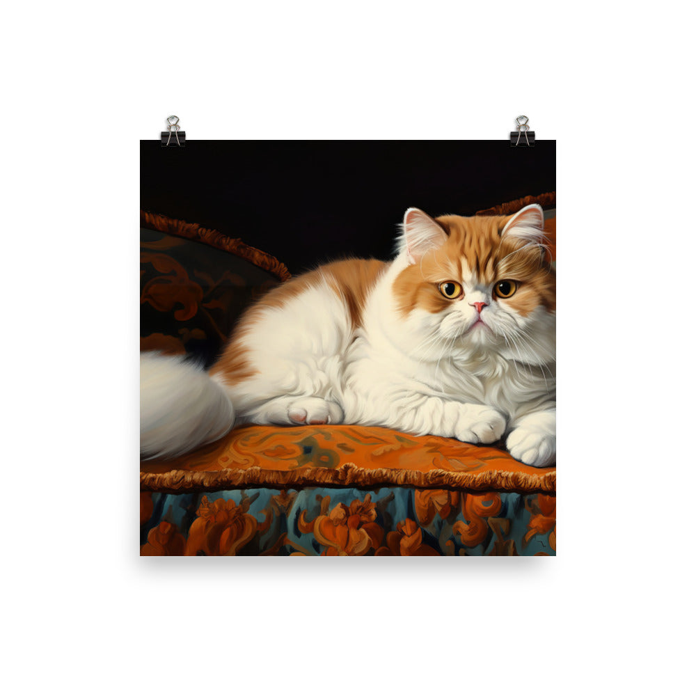 Exotic Shorthair Photo paper poster - PosterfyAI.com