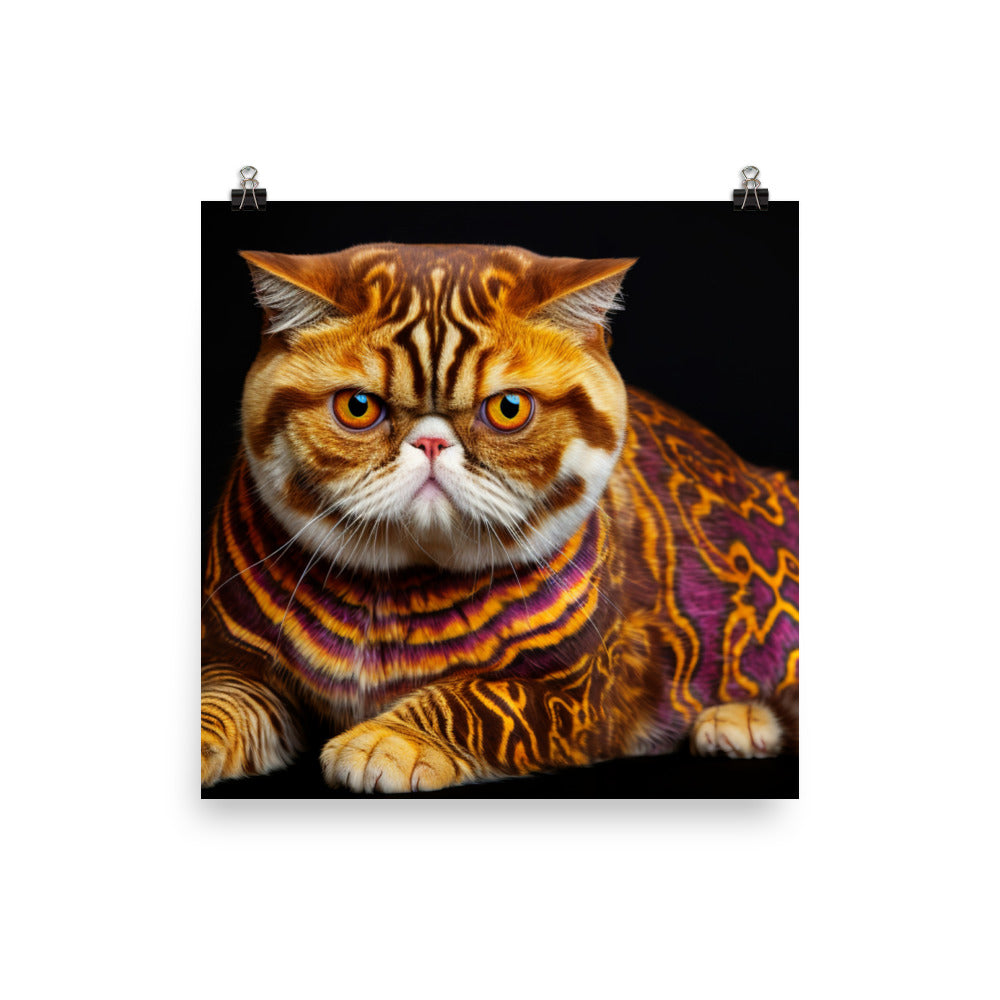 Exotic Shorthair Photo paper poster - PosterfyAI.com