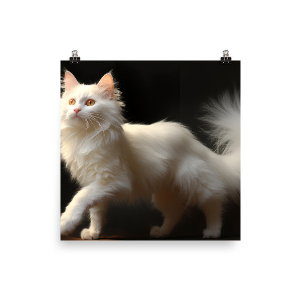 Turkish Van Photo paper poster - PosterfyAI.com