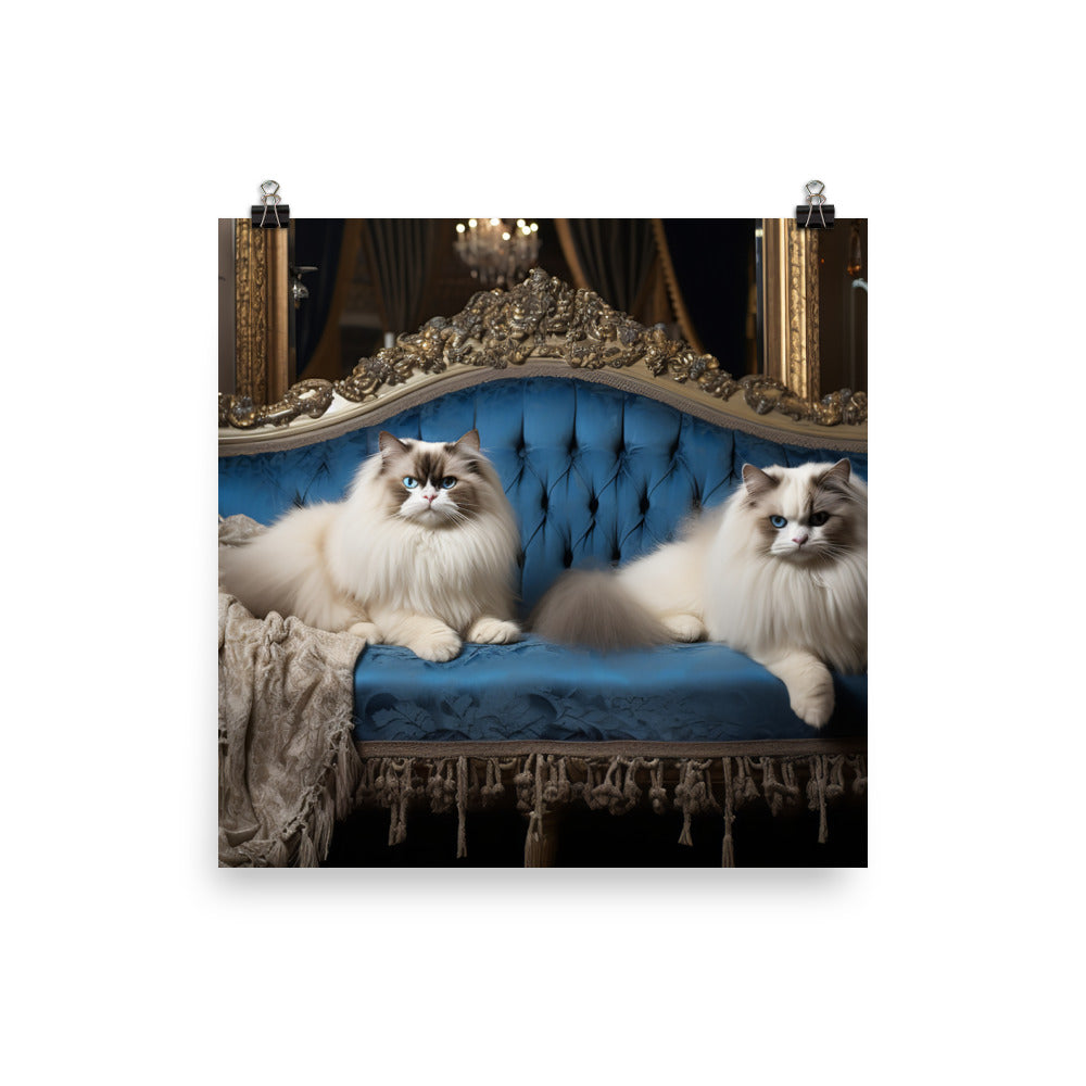 Ragdoll Photo paper poster - PosterfyAI.com