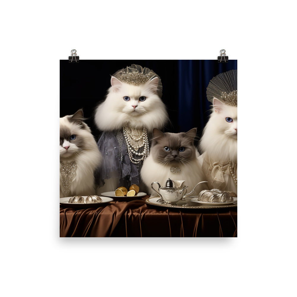 Ragdoll Photo paper poster - PosterfyAI.com