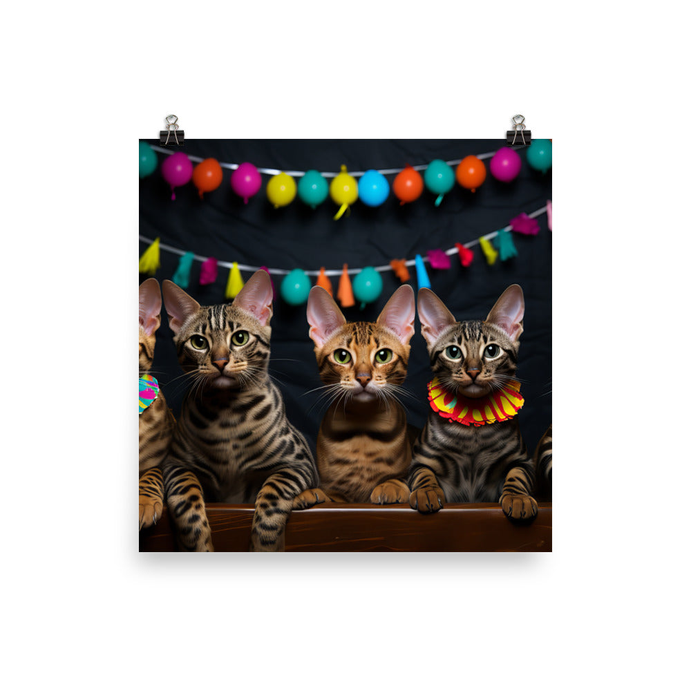 Ocicat Photo paper poster - PosterfyAI.com