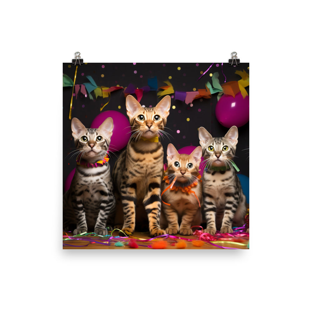 Ocicat Photo paper poster - PosterfyAI.com