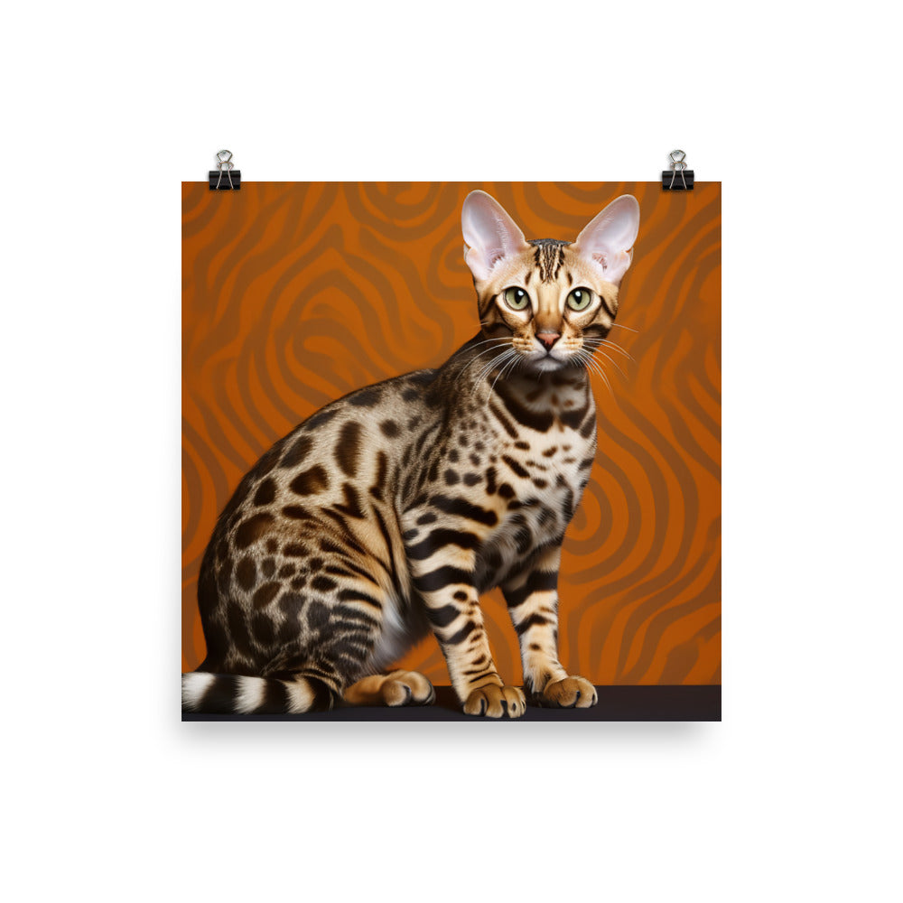 Ocicat Photo paper poster - PosterfyAI.com