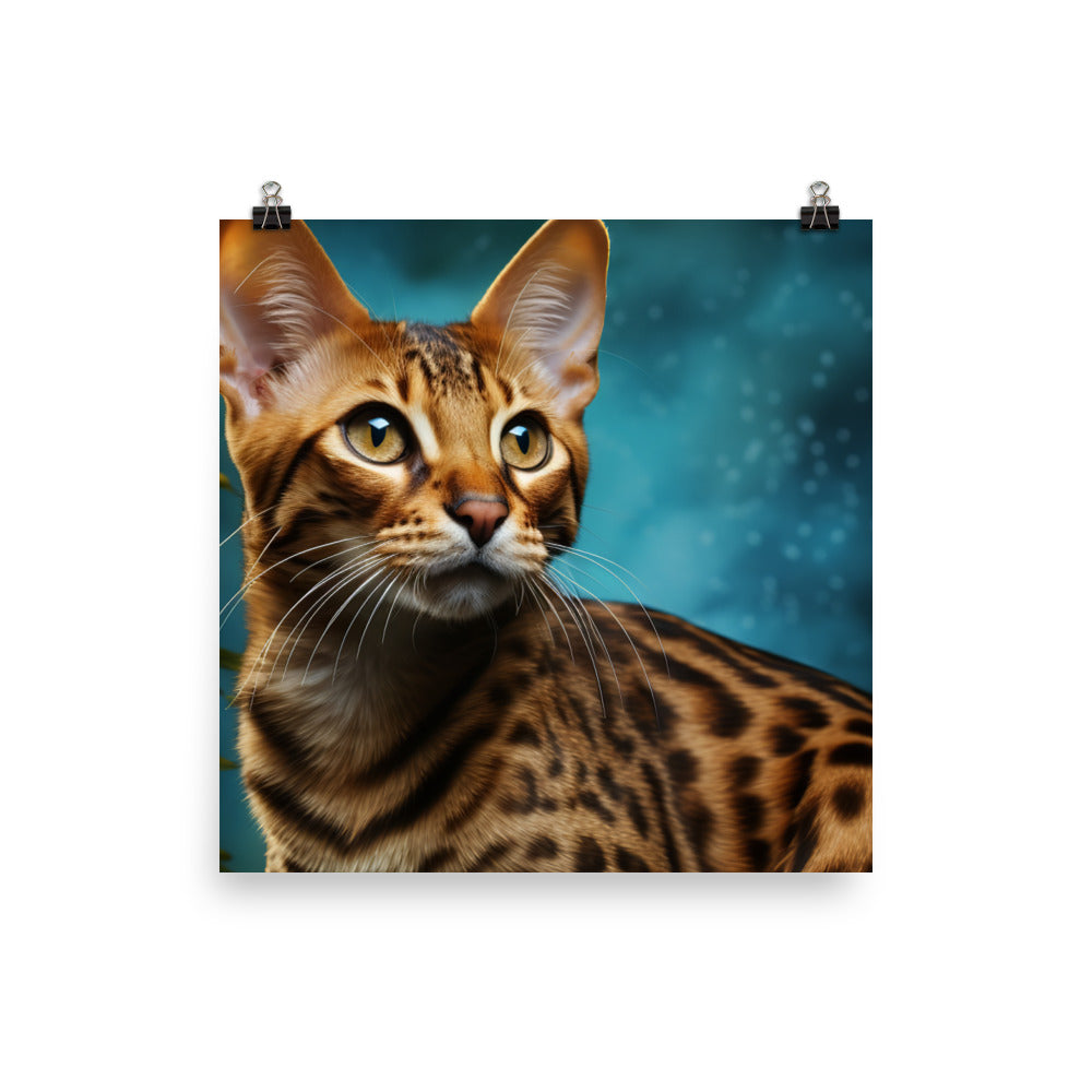 Ocicat Photo paper poster - PosterfyAI.com