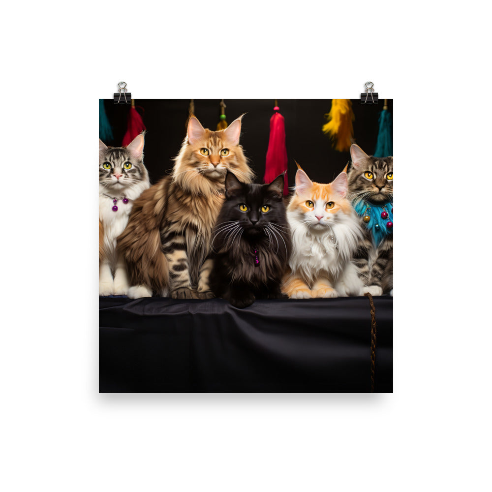 Maine Coon Photo paper poster - PosterfyAI.com