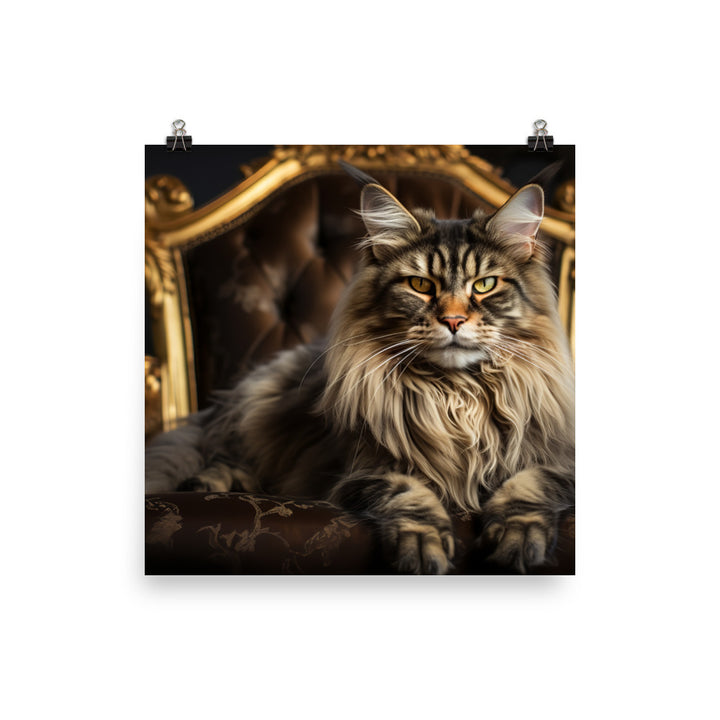 Maine Coon Photo paper poster - PosterfyAI.com