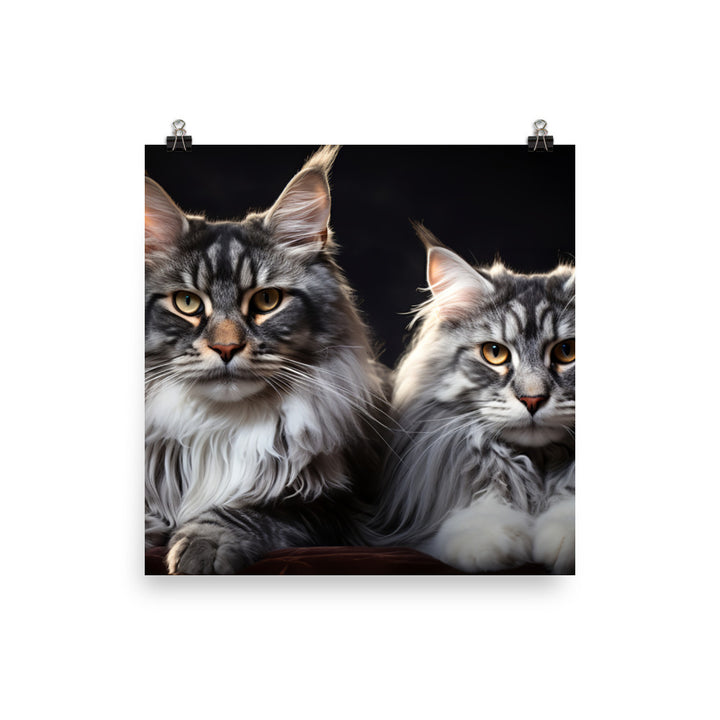 Maine Coon Photo paper poster - PosterfyAI.com