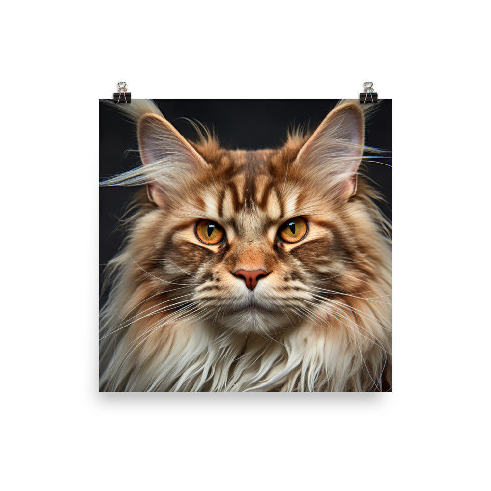 Maine Coon Photo paper poster - PosterfyAI.com