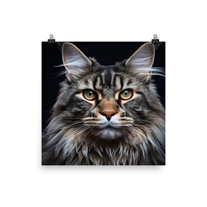 Maine Coon Photo paper poster - PosterfyAI.com