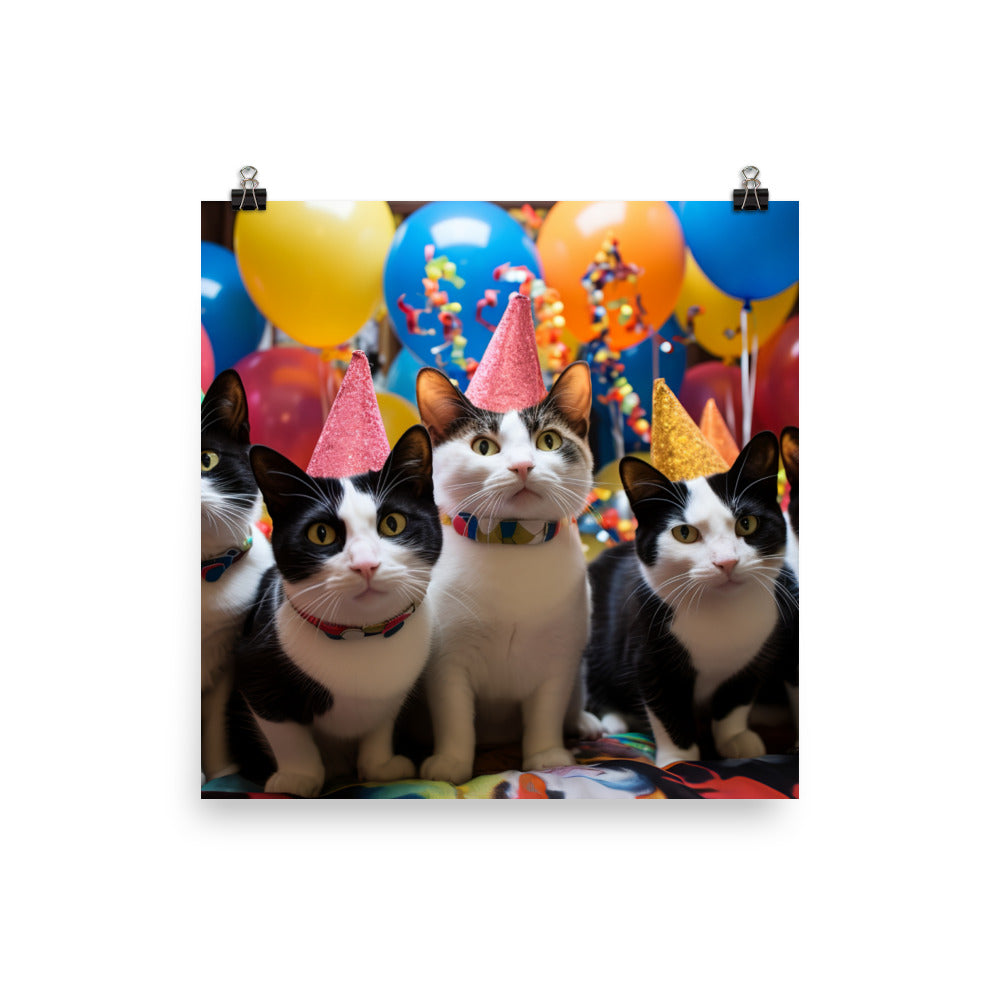 Japanese Bobtail Photo paper poster - PosterfyAI.com