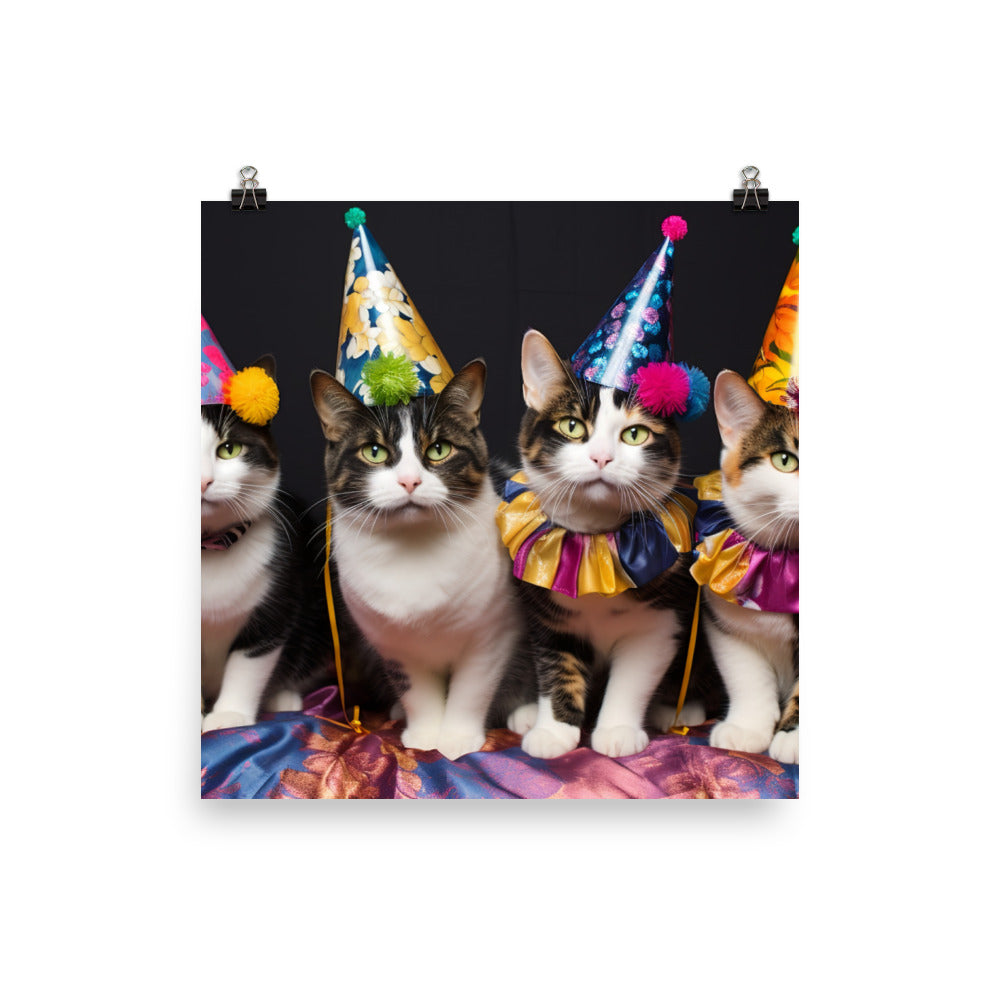Japanese Bobtail Photo paper poster - PosterfyAI.com
