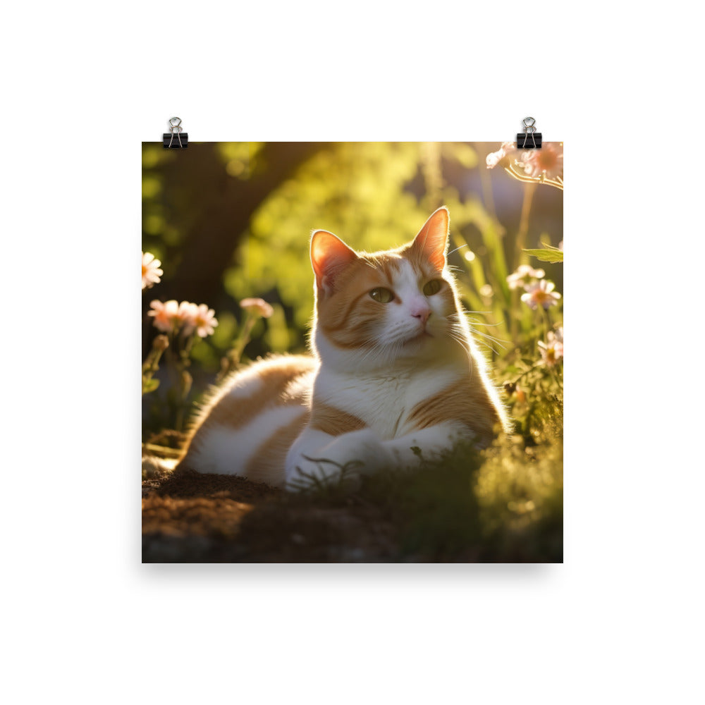 Japanese Bobtail Photo paper poster - PosterfyAI.com