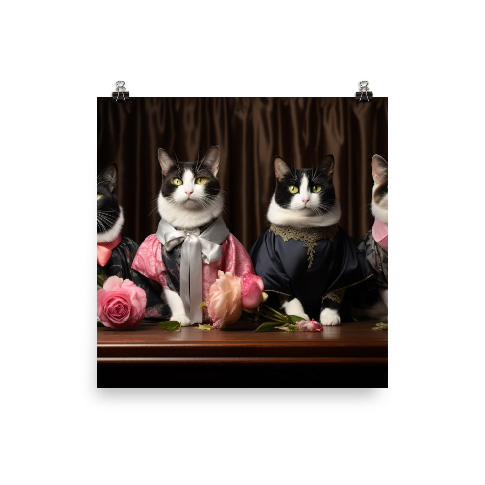 Japanese Bobtail Photo paper poster - PosterfyAI.com