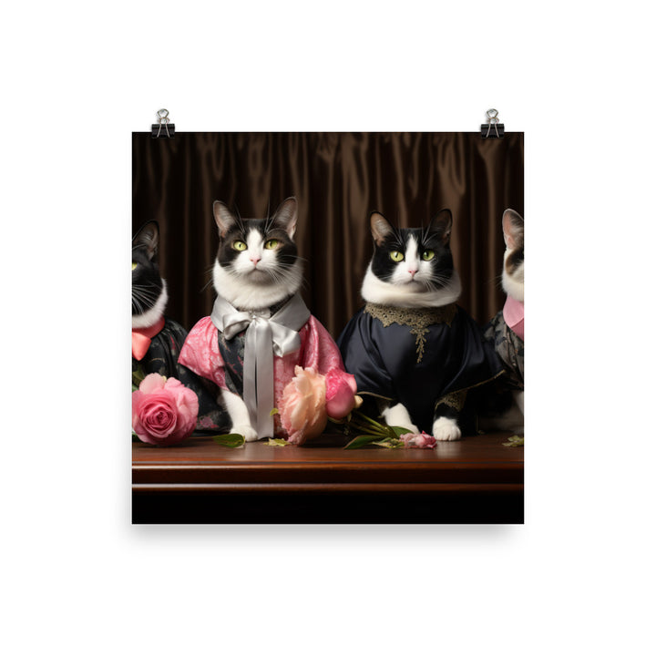 Japanese Bobtail Photo paper poster - PosterfyAI.com