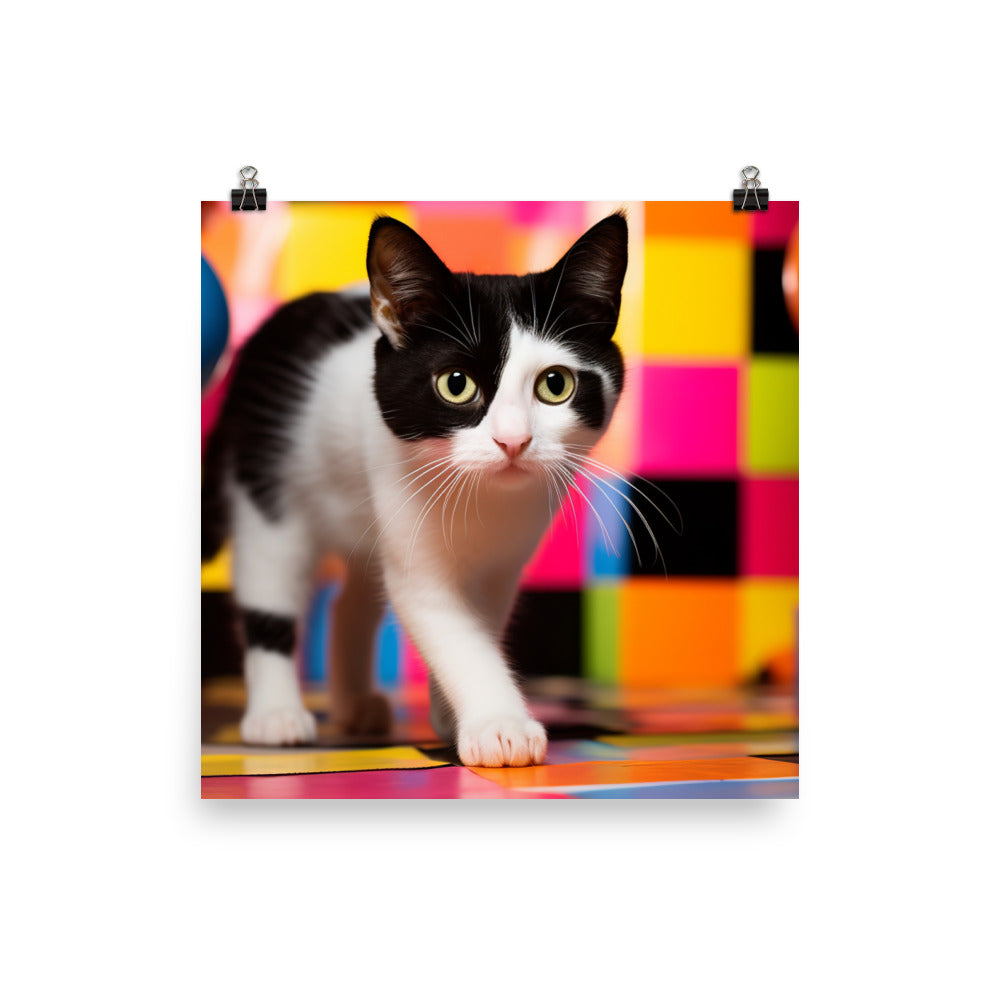 Japanese Bobtail Photo paper poster - PosterfyAI.com