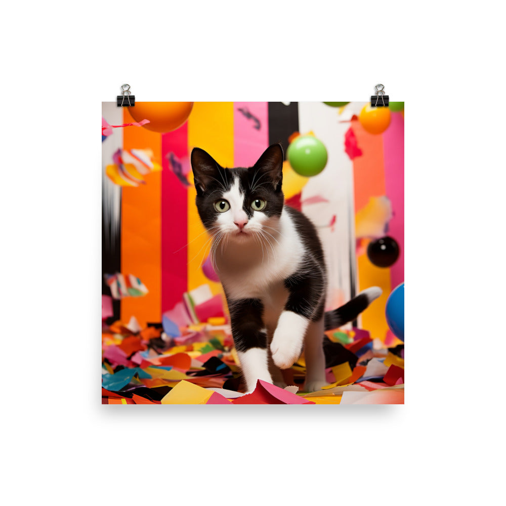 Japanese Bobtail Photo paper poster - PosterfyAI.com