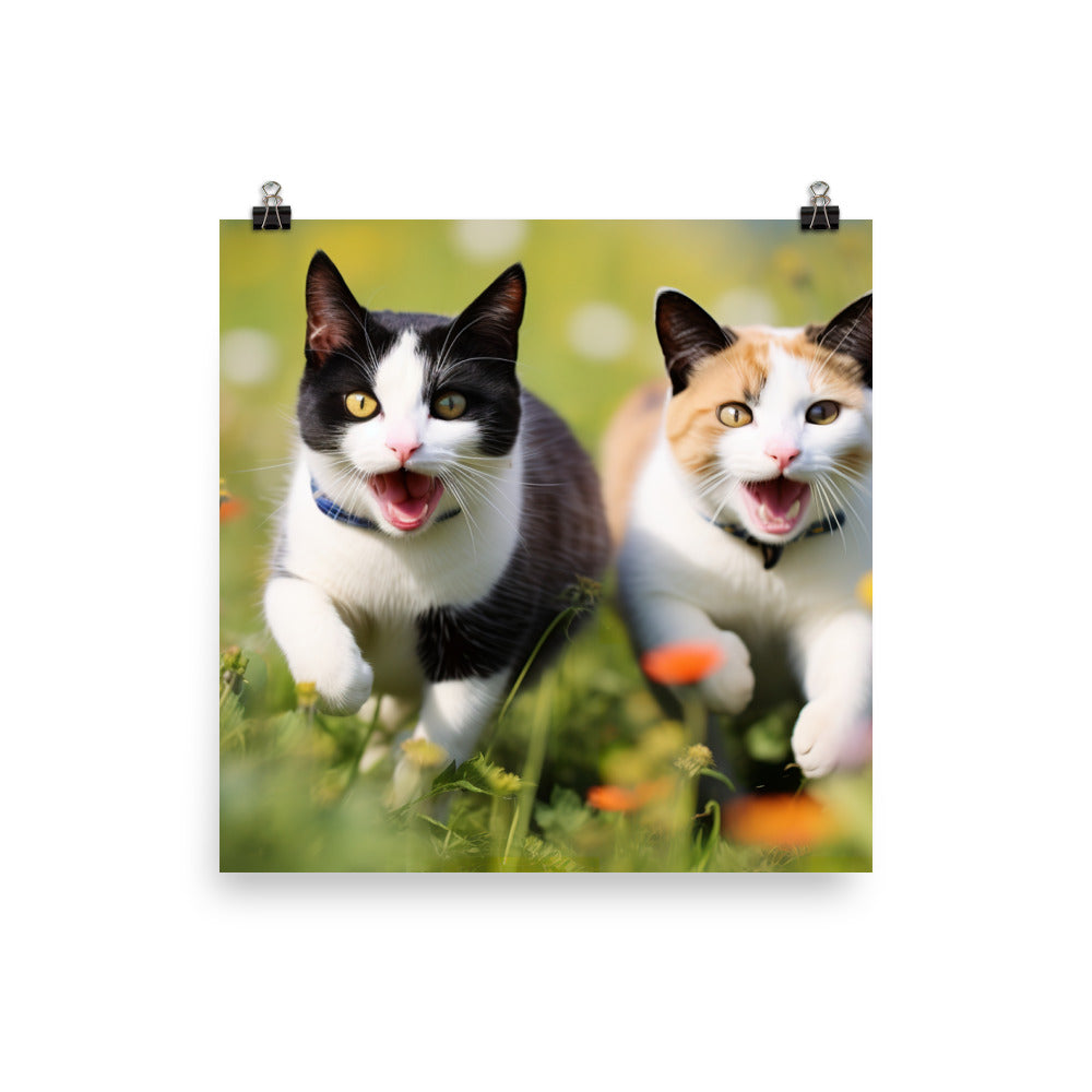 Japanese Bobtail Photo paper poster - PosterfyAI.com