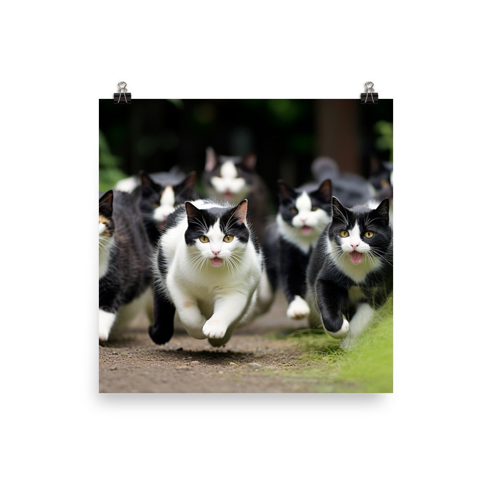 Japanese Bobtail Photo paper poster - PosterfyAI.com