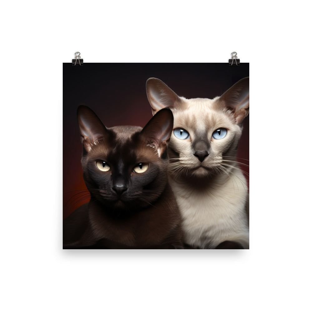 Tonkinese Photo paper poster - PosterfyAI.com