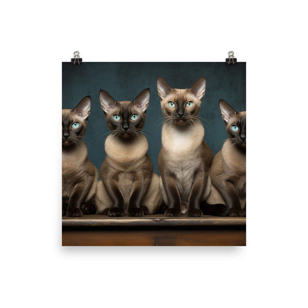 Tonkinese Photo paper poster - PosterfyAI.com