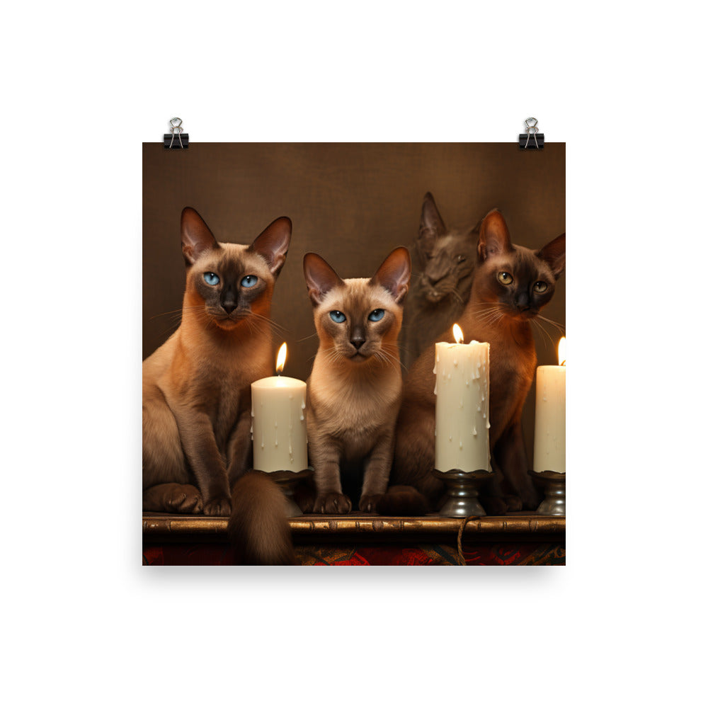Tonkinese Photo paper poster - PosterfyAI.com