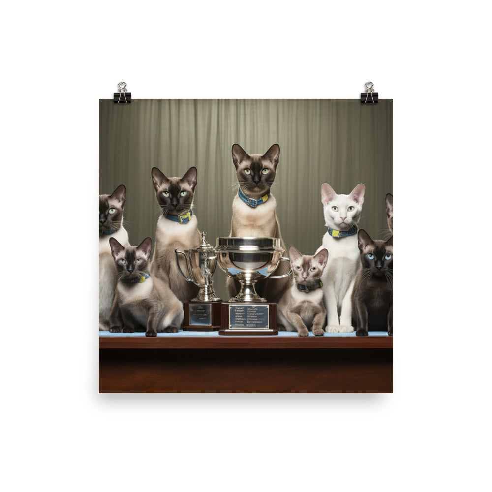 Tonkinese Photo paper poster - PosterfyAI.com