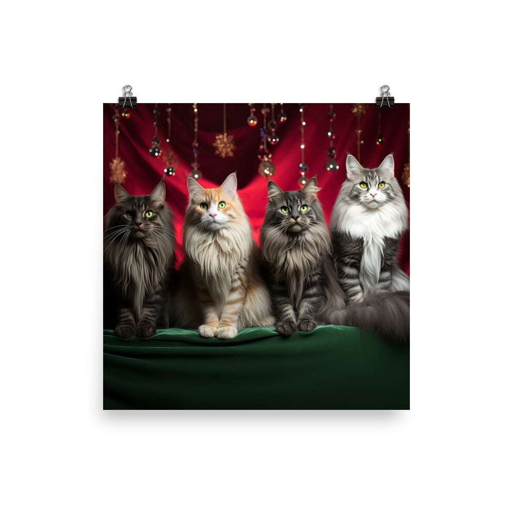 Norwegian Forest Photo paper poster - PosterfyAI.com