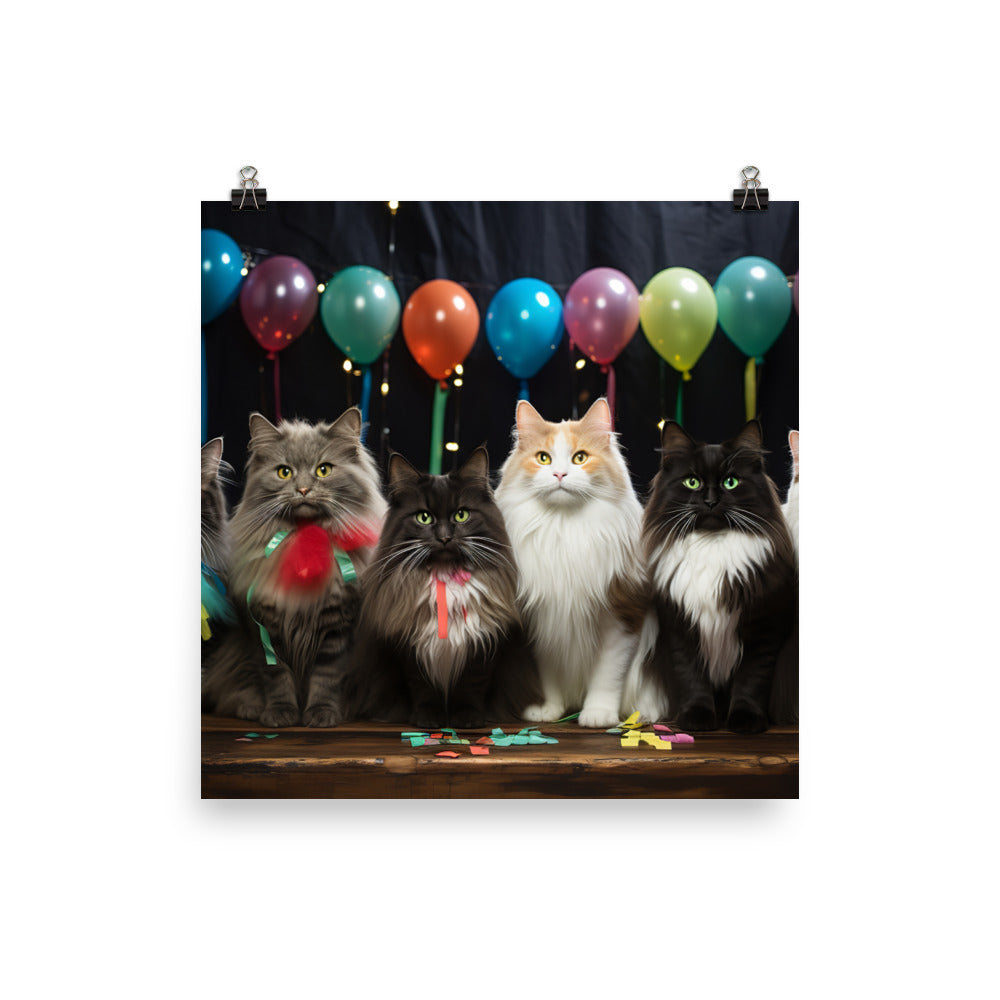 Norwegian Forest Photo paper poster - PosterfyAI.com