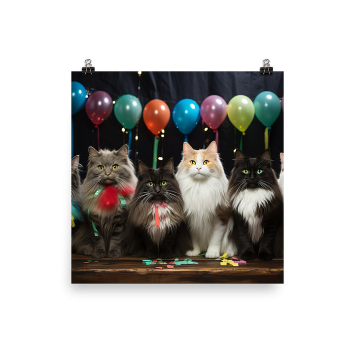 Norwegian Forest Photo paper poster - PosterfyAI.com