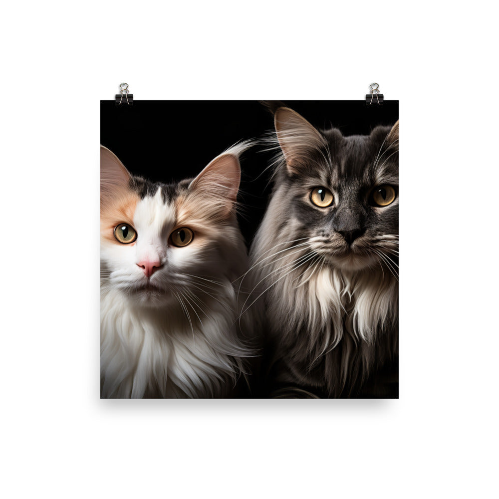 Norwegian Forest Photo paper poster - PosterfyAI.com