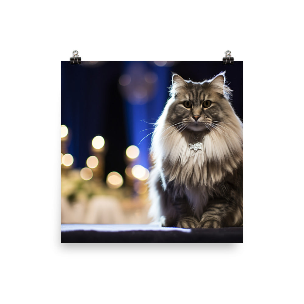 Norwegian Forest Photo paper poster - PosterfyAI.com