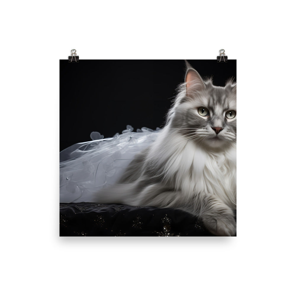 Norwegian Forest Photo paper poster - PosterfyAI.com