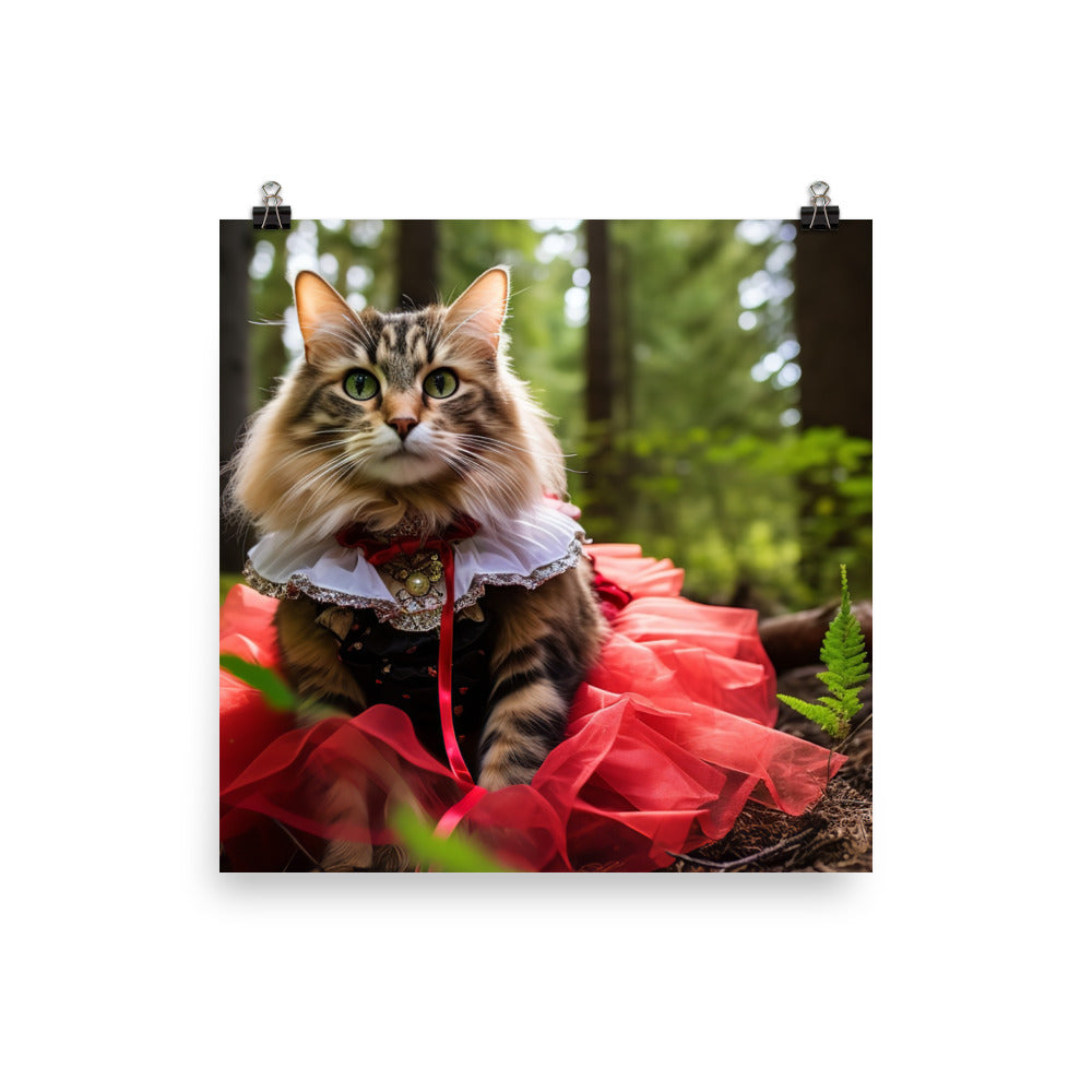 Norwegian Forest Photo paper poster - PosterfyAI.com