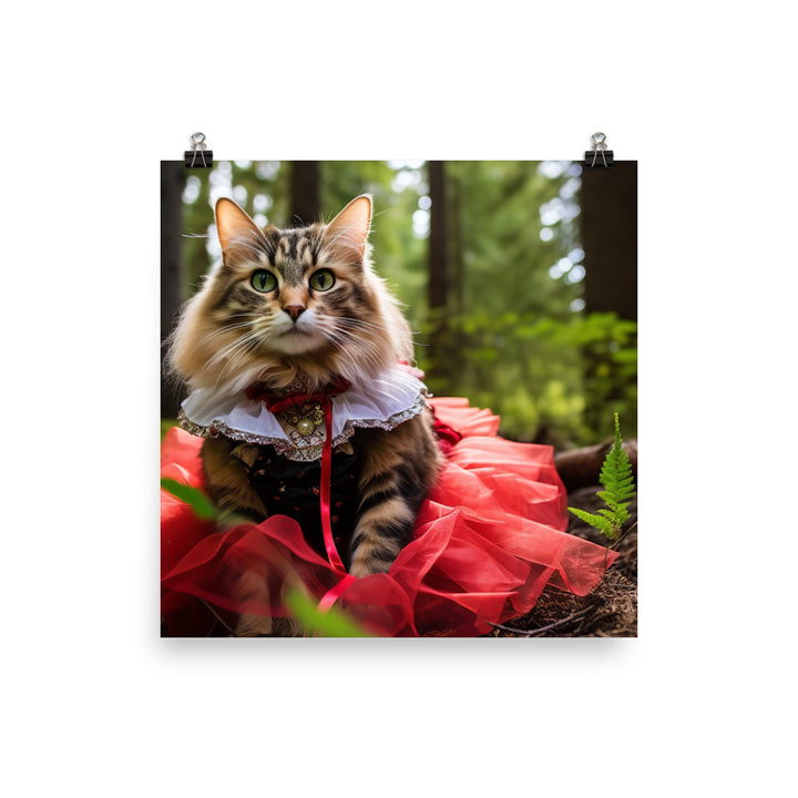 Norwegian Forest Photo paper poster - PosterfyAI.com