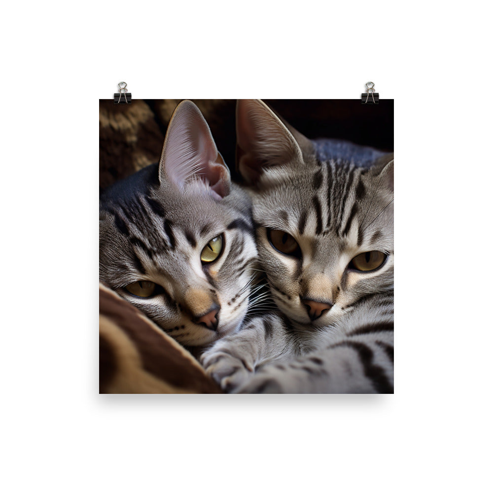 Egyptian Mau Photo paper poster - PosterfyAI.com