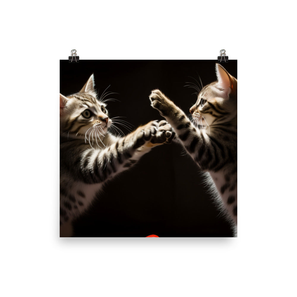 Egyptian Mau Photo paper poster - PosterfyAI.com
