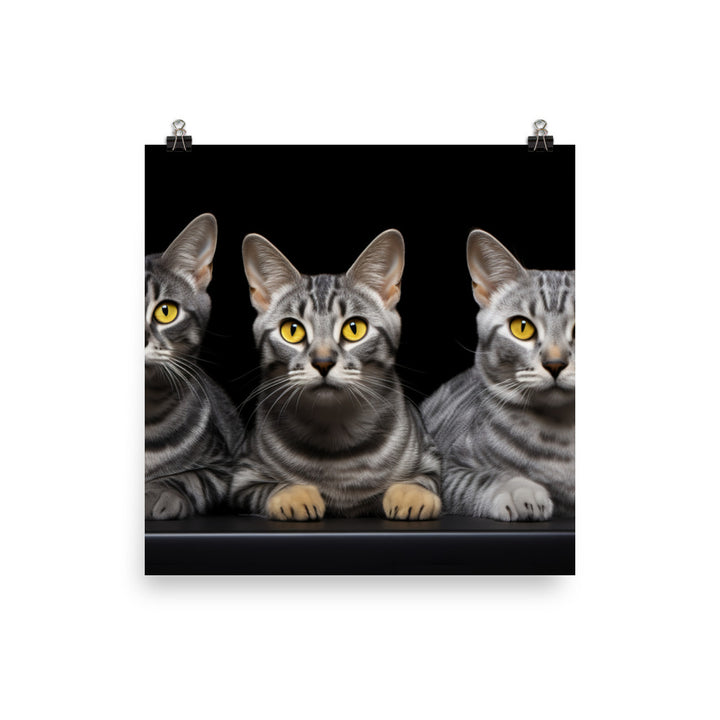 Egyptian Mau Photo paper poster - PosterfyAI.com