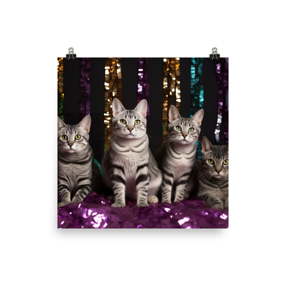 Egyptian Mau Photo paper poster - PosterfyAI.com