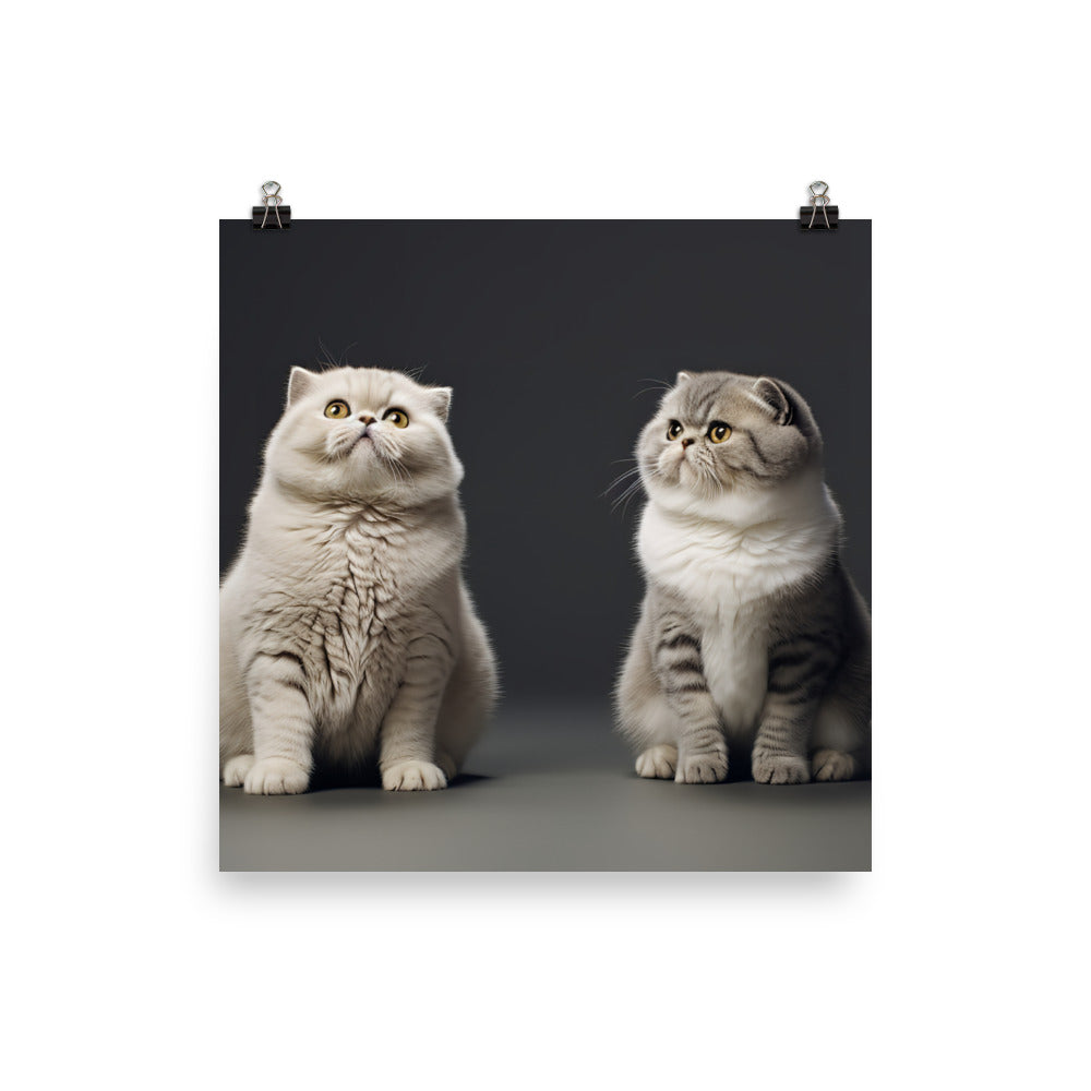 Scottish Fold Photo paper poster - PosterfyAI.com