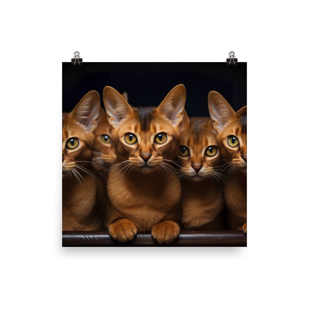 Abyssinian Photo paper poster - PosterfyAI.com