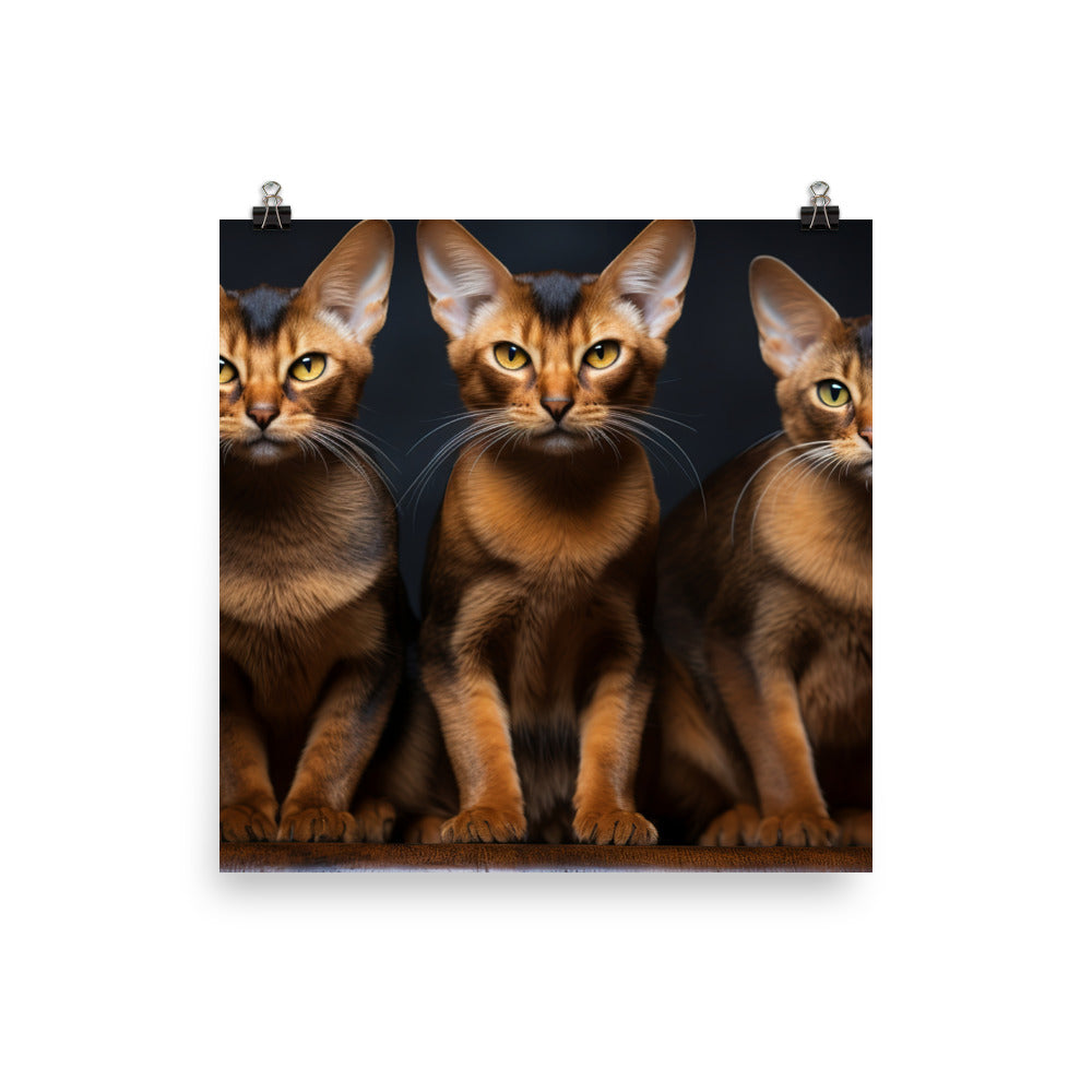 Abyssinian Photo paper poster - PosterfyAI.com