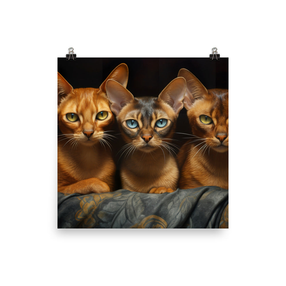 Abyssinian Photo paper poster - PosterfyAI.com