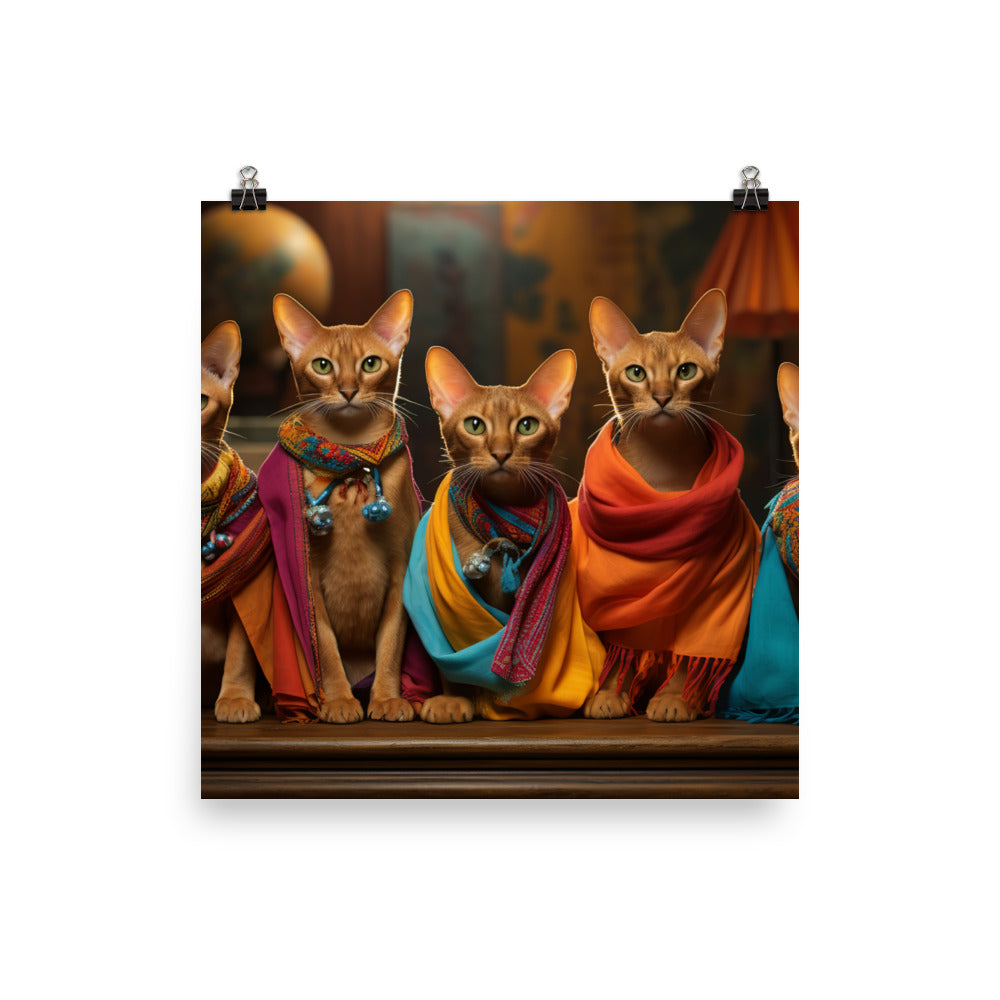Abyssinian Photo paper poster - PosterfyAI.com