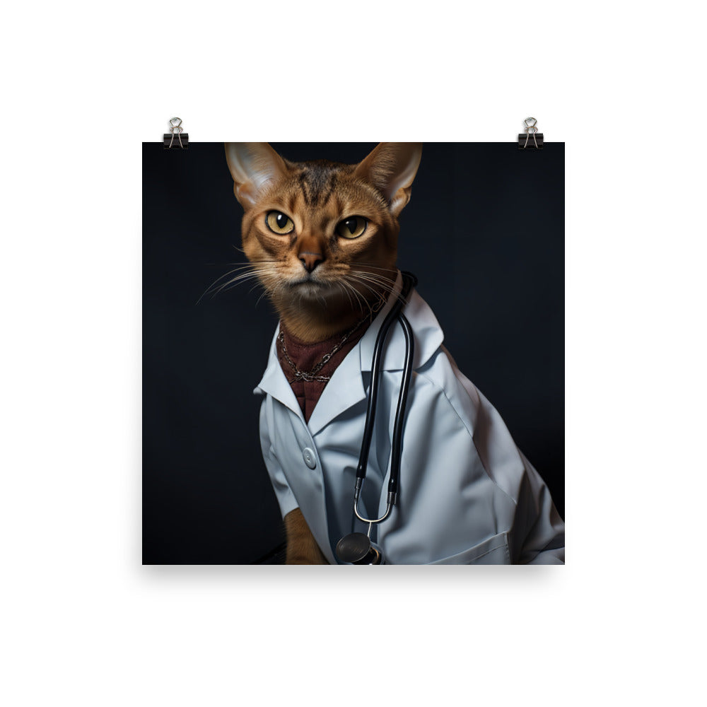 Abyssinian Doctor Photo paper poster - PosterfyAI.com