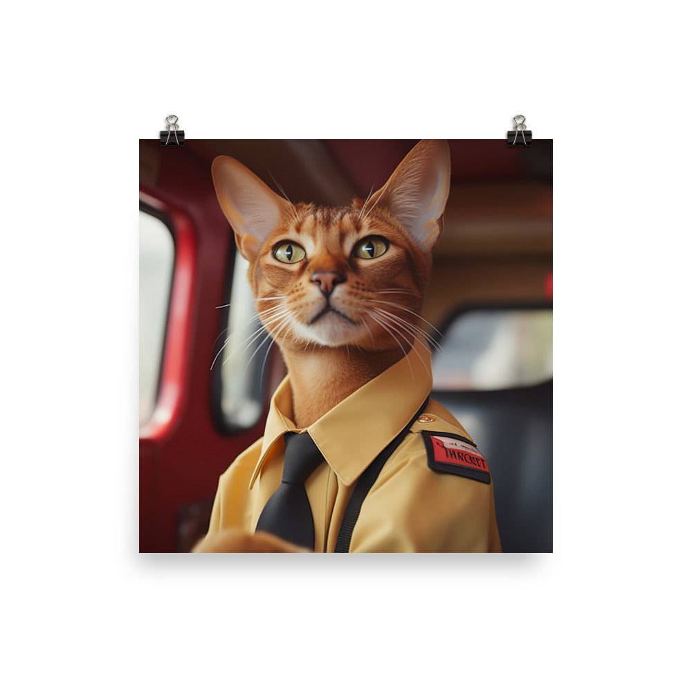 Abyssinian Transit Operator Photo paper poster - PosterfyAI.com
