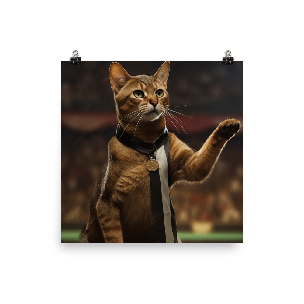 Abyssinian Referee Photo paper poster - PosterfyAI.com