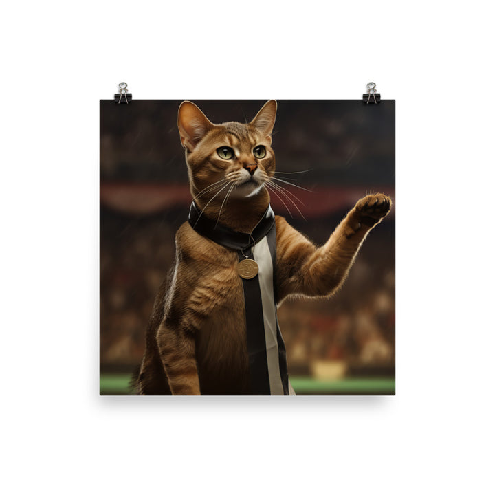 Abyssinian Referee Photo paper poster - PosterfyAI.com