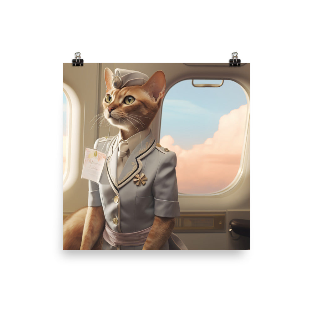 Abyssinian Cabin Crew Photo paper poster - PosterfyAI.com